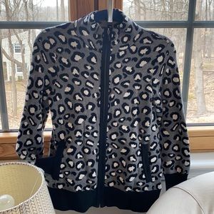 Rachel Zoe cardigan animal print